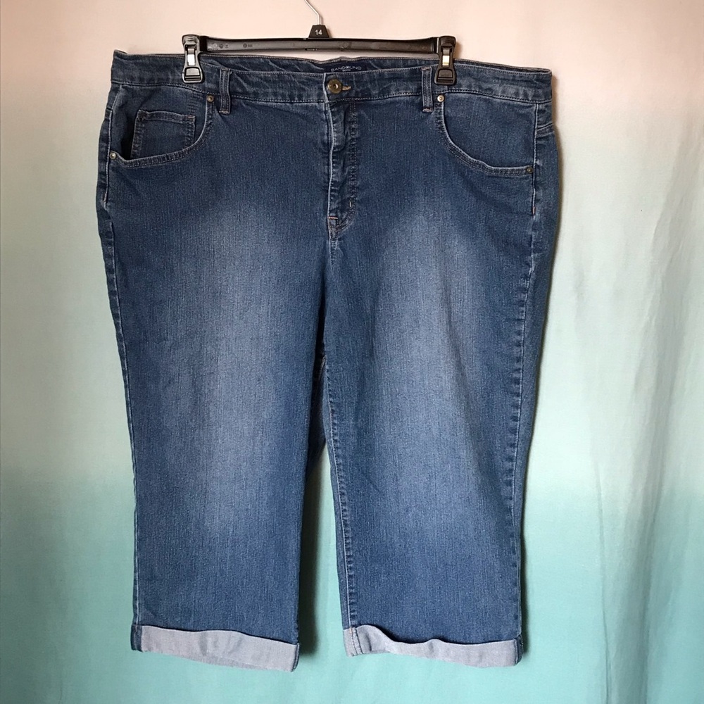 Bandolino mandie Capri jeans plus size